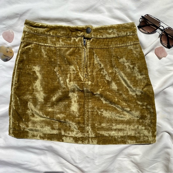 Free People Velvet Miniskirt - Picture 4 of 4